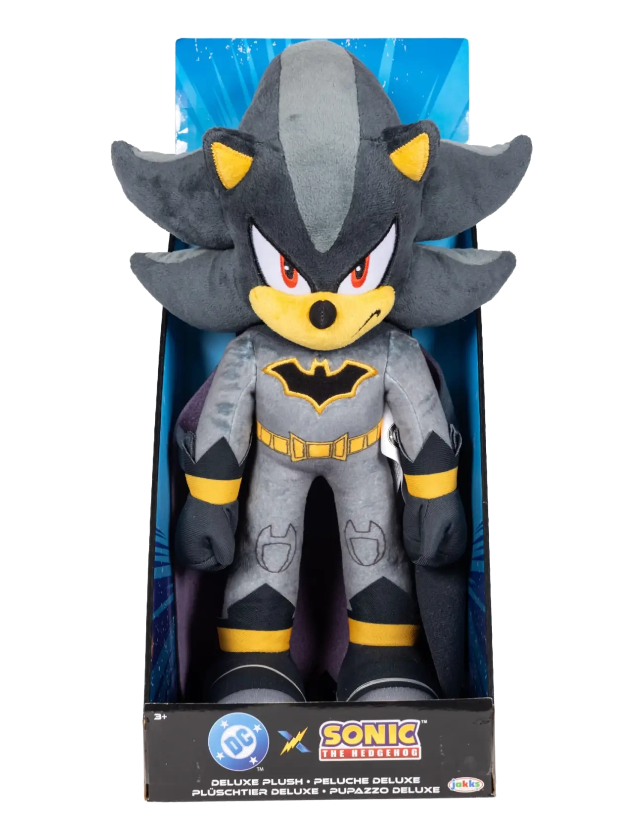 Sonic DC x Sonic the Hedgehog 13” Deluxe Plush - Tøjdyr - MULTICOLOURED / grey