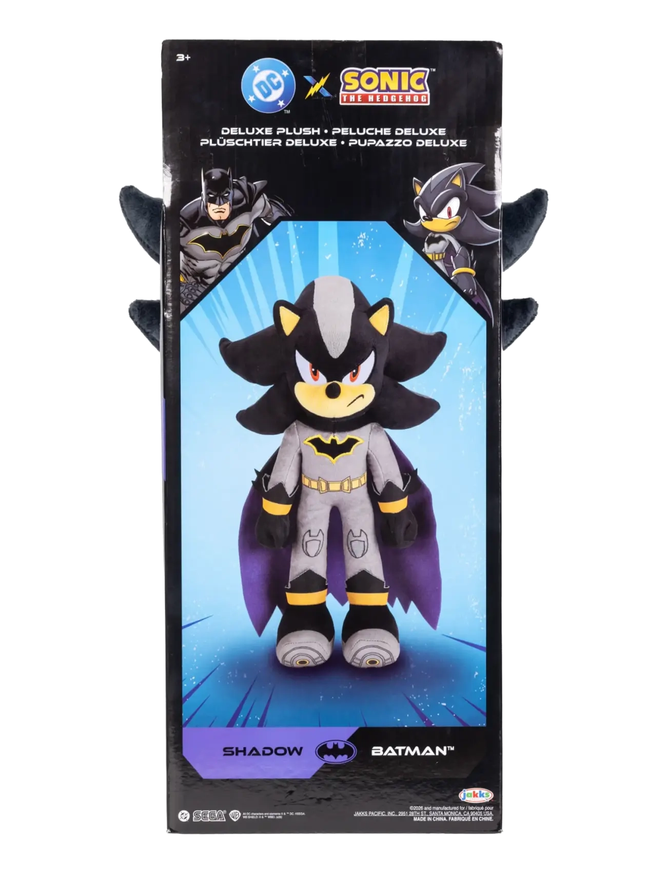 Sonic - DC x Sonic the Hedgehog 13” Deluxe Plush - multicoloured - 3