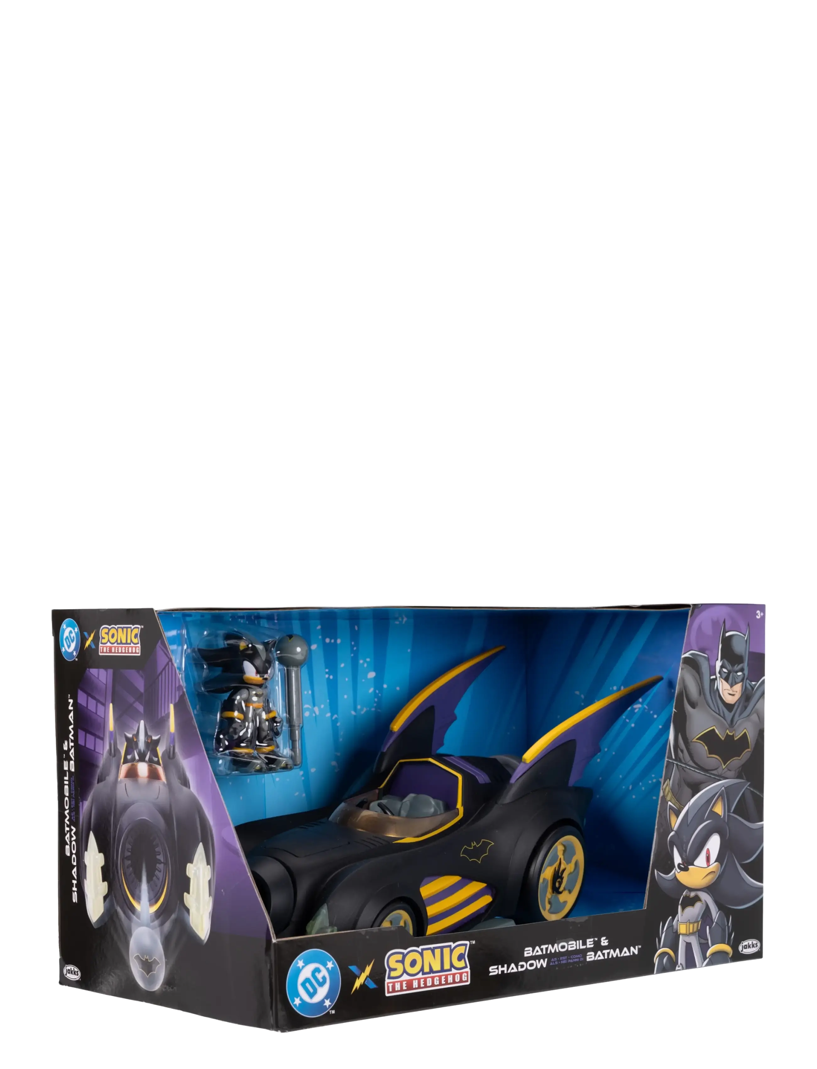 Sonic - DC x Sonic the Hedgehog 2.5” Shadow + Batmobile - multicoloured - 3