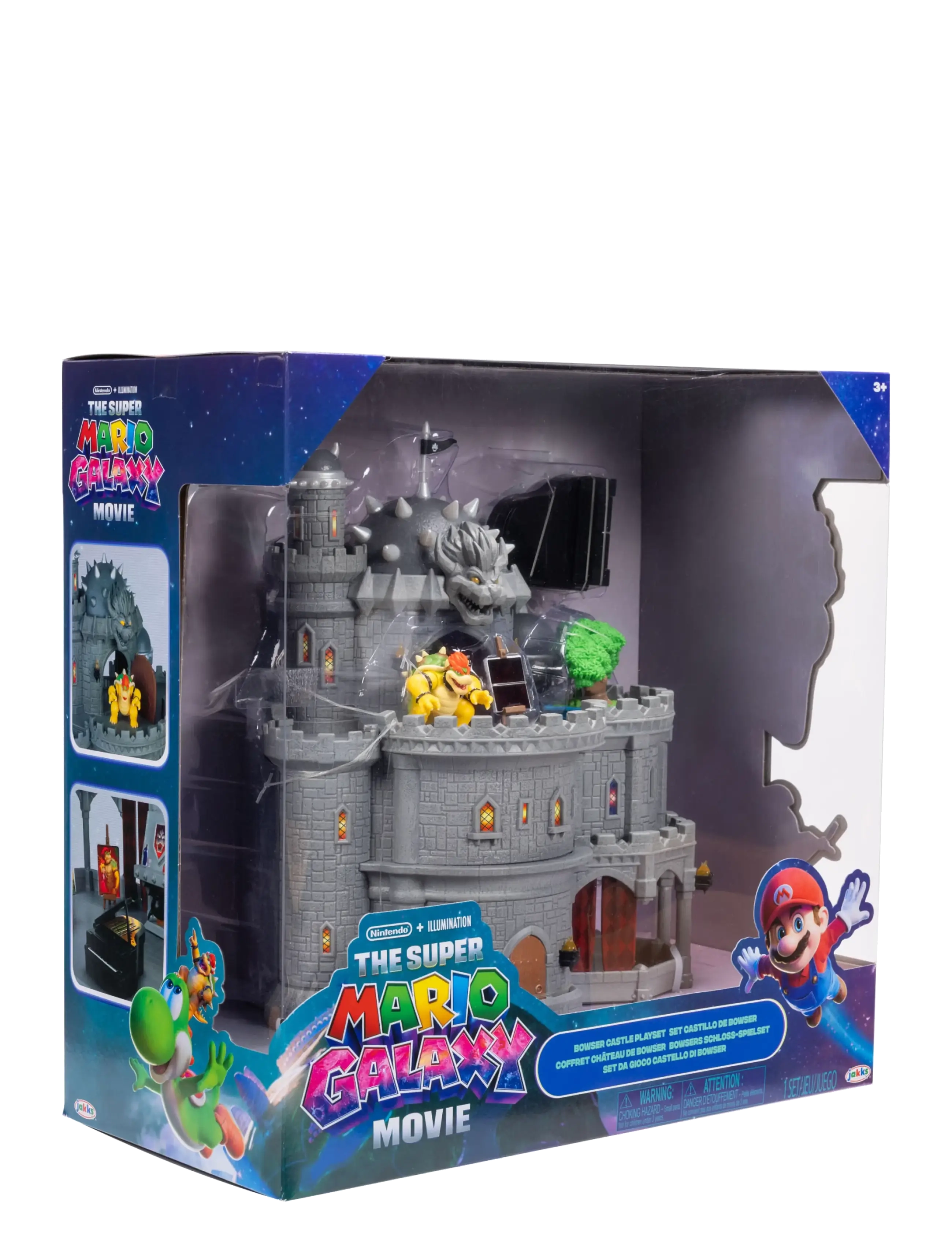 Super Mario - The Super Mario Galaxy Movie - Deluxe Bowser Castle Playset with 1.5” Bowser Figure - legesæt - multicoloured - 2