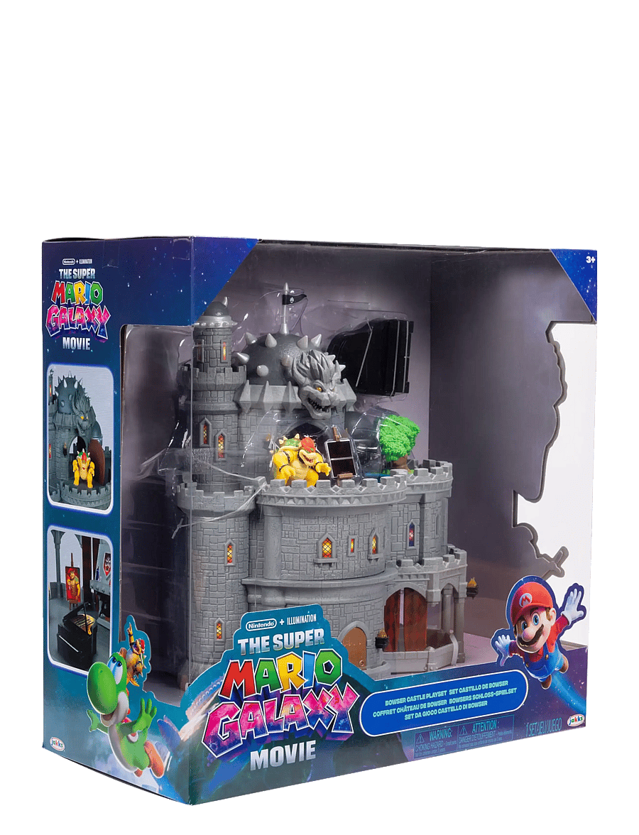 Super Mario - The Super Mario Galaxy Movie - Deluxe Bowser Castle Playset with 1.5” Bowser Figure - legesæt - multicoloured - 2