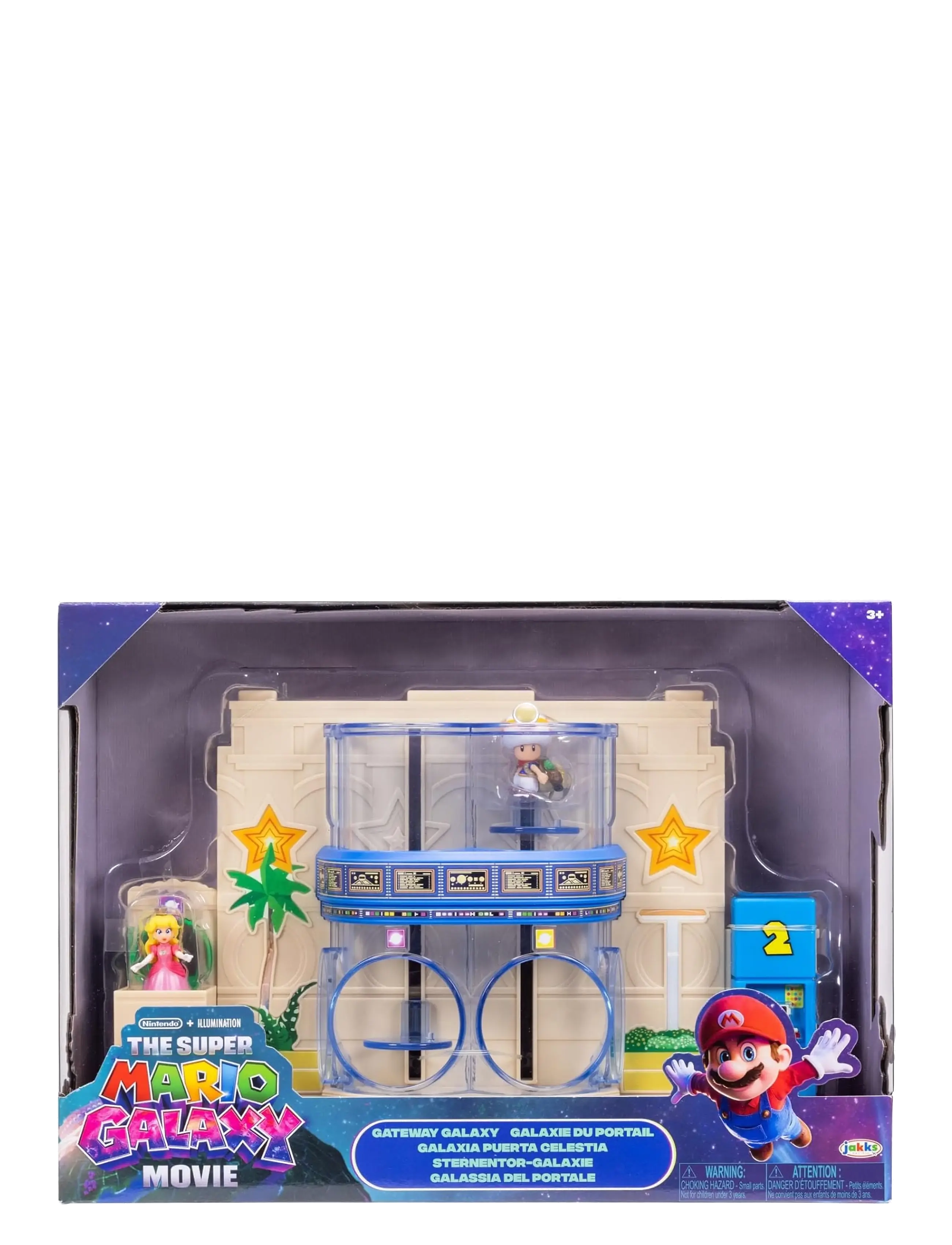 Super Mario - The Super Mario Galaxy Movie - Gateway Galaxy Dio. w. 1.5” Princess Peach / Exclusive Cpt. Toad - spiel-sets - multicoloured - 3