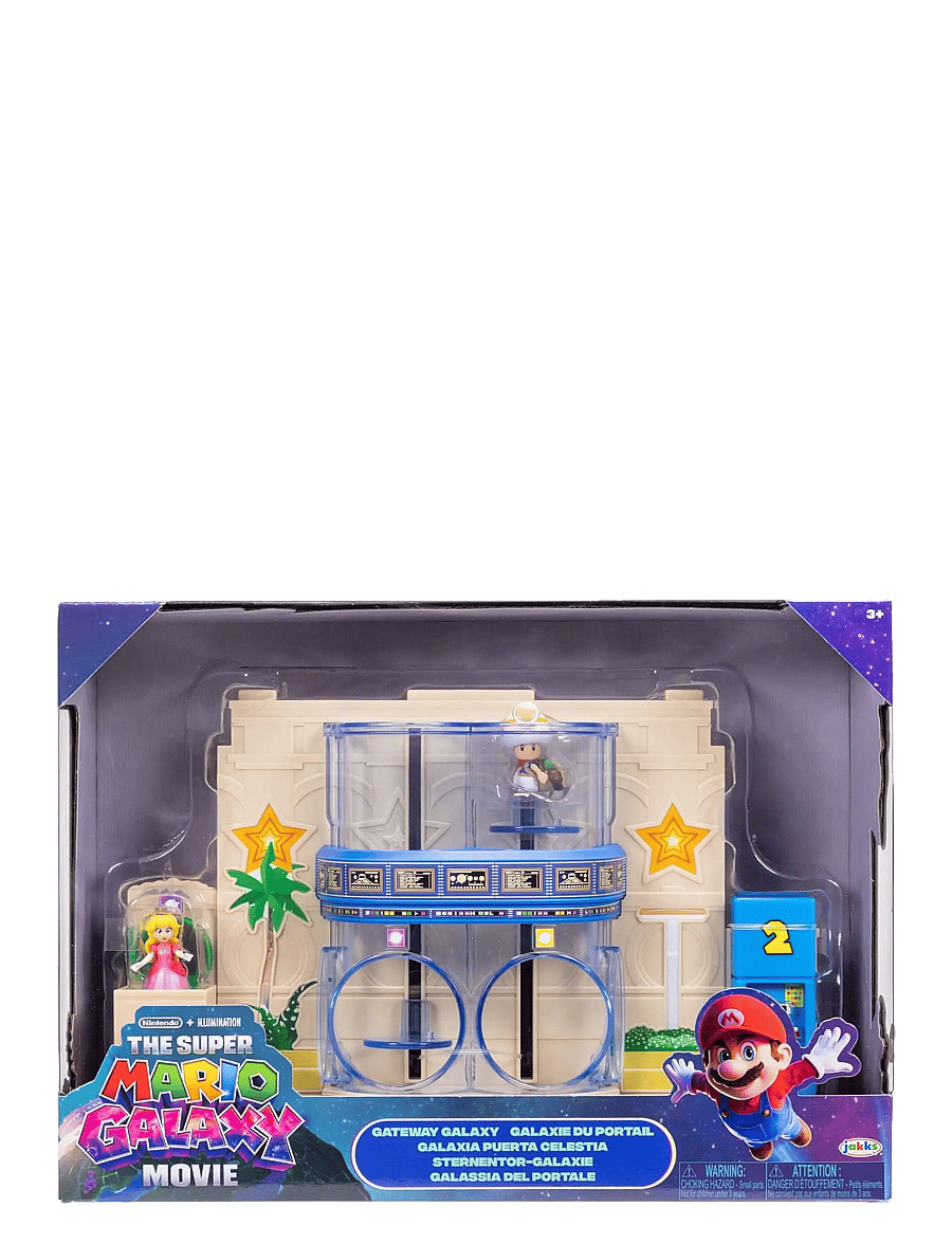Super Mario - The Super Mario Galaxy Movie - Gateway Galaxy Dio. w. 1.5” Princess Peach / Exclusive Cpt. Toad - spiel-sets - multicoloured - 3