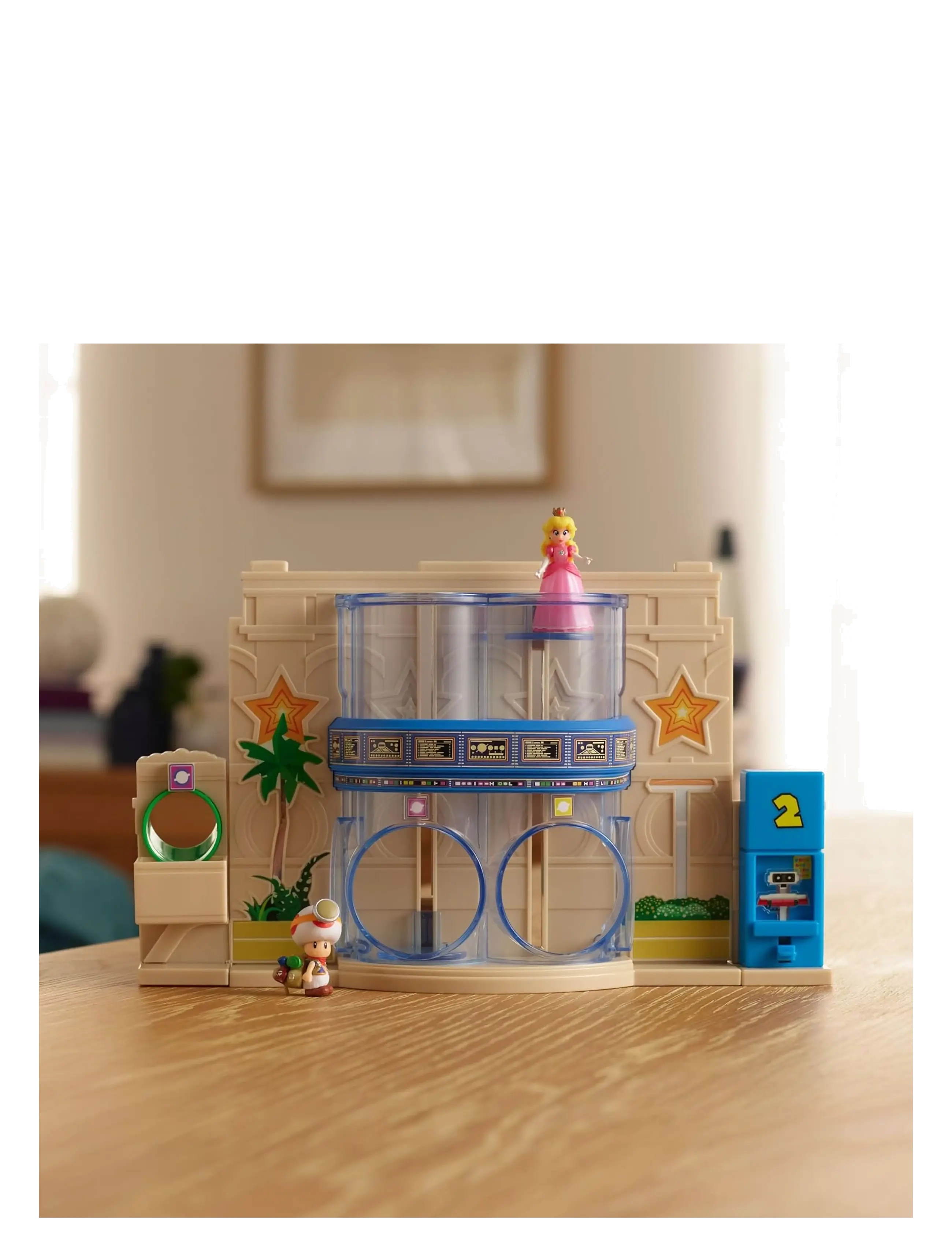 Super Mario - The Super Mario Galaxy Movie - Gateway Galaxy Dio. w. 1.5” Princess Peach / Exclusive Cpt. Toad - spiel-sets - multicoloured - 5