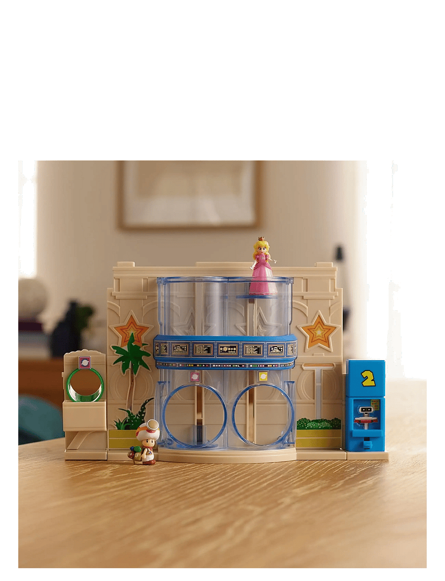 Super Mario - The Super Mario Galaxy Movie - Gateway Galaxy Dio. w. 1.5” Princess Peach / Exclusive Cpt. Toad - spiel-sets - multicoloured - 5