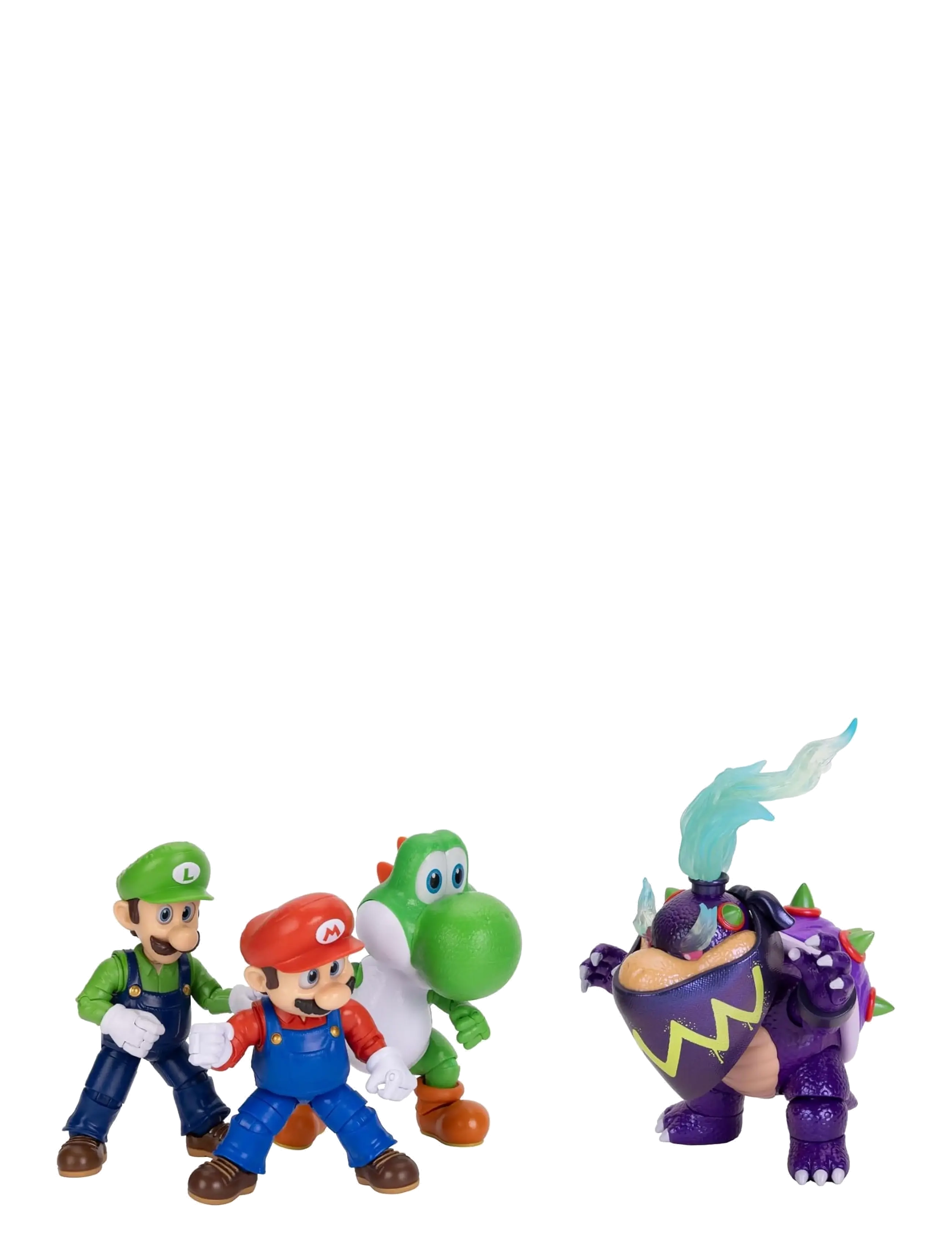 Super Mario The Super Mario Galaxy Movie - 5” Fig. Multi-Pck Mario, Yoshi, Luigi and exclusive Wonder Bowser Jr - Leksakssets & Figurer - MULTICOLOURED / multi