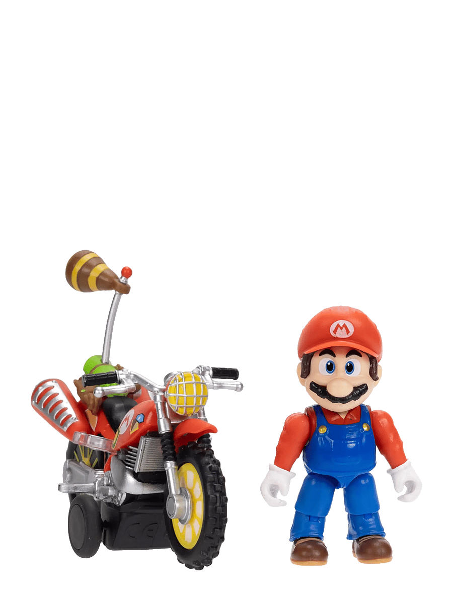 Super Mario - Nintendo The Super Mario Galaxy Movie - Mario Figure & Motorcycle - action-figuren - multicoloured - 1