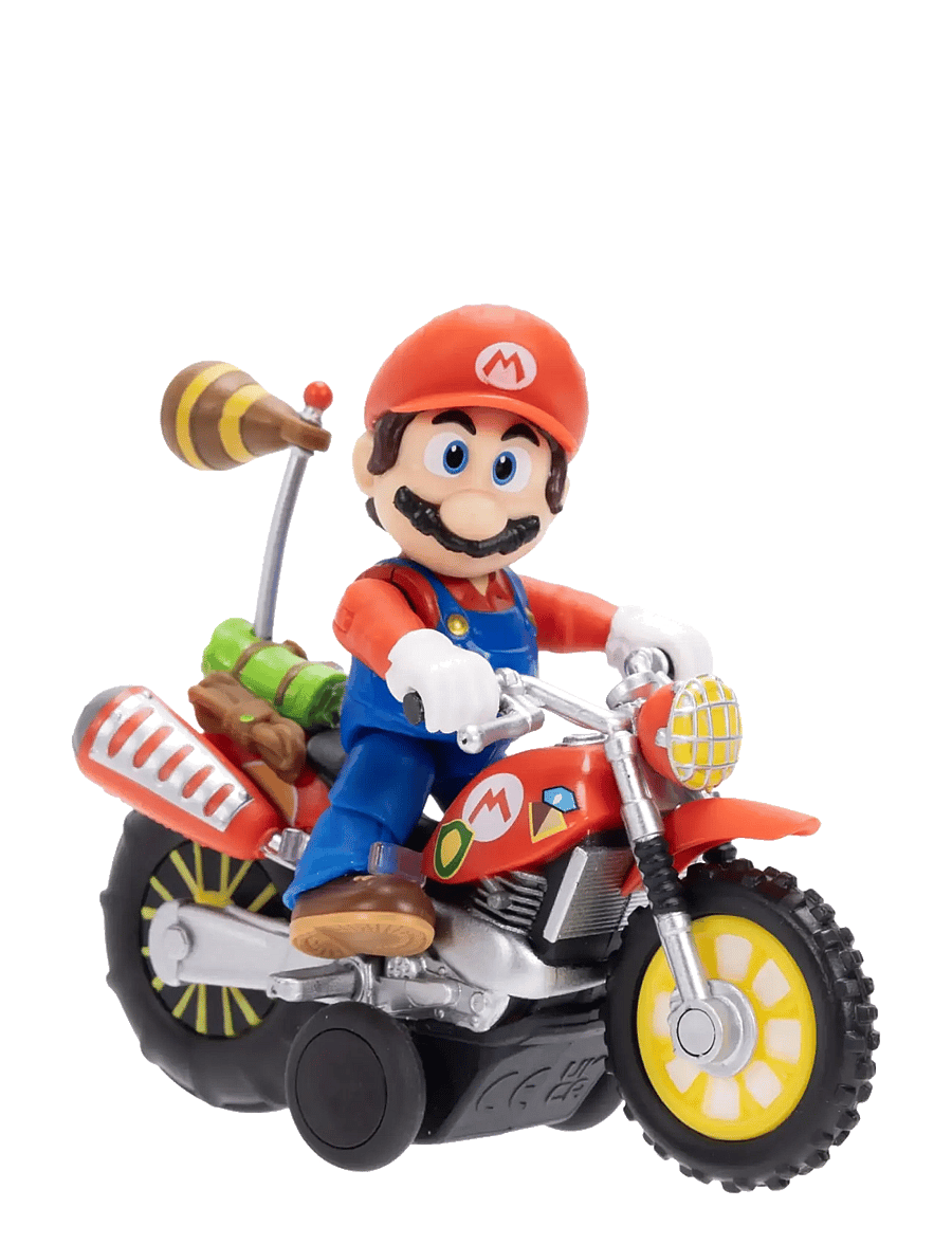 Super Mario - Nintendo The Super Mario Galaxy Movie - Mario Figure & Motorcycle - action-figuren - multicoloured - 3