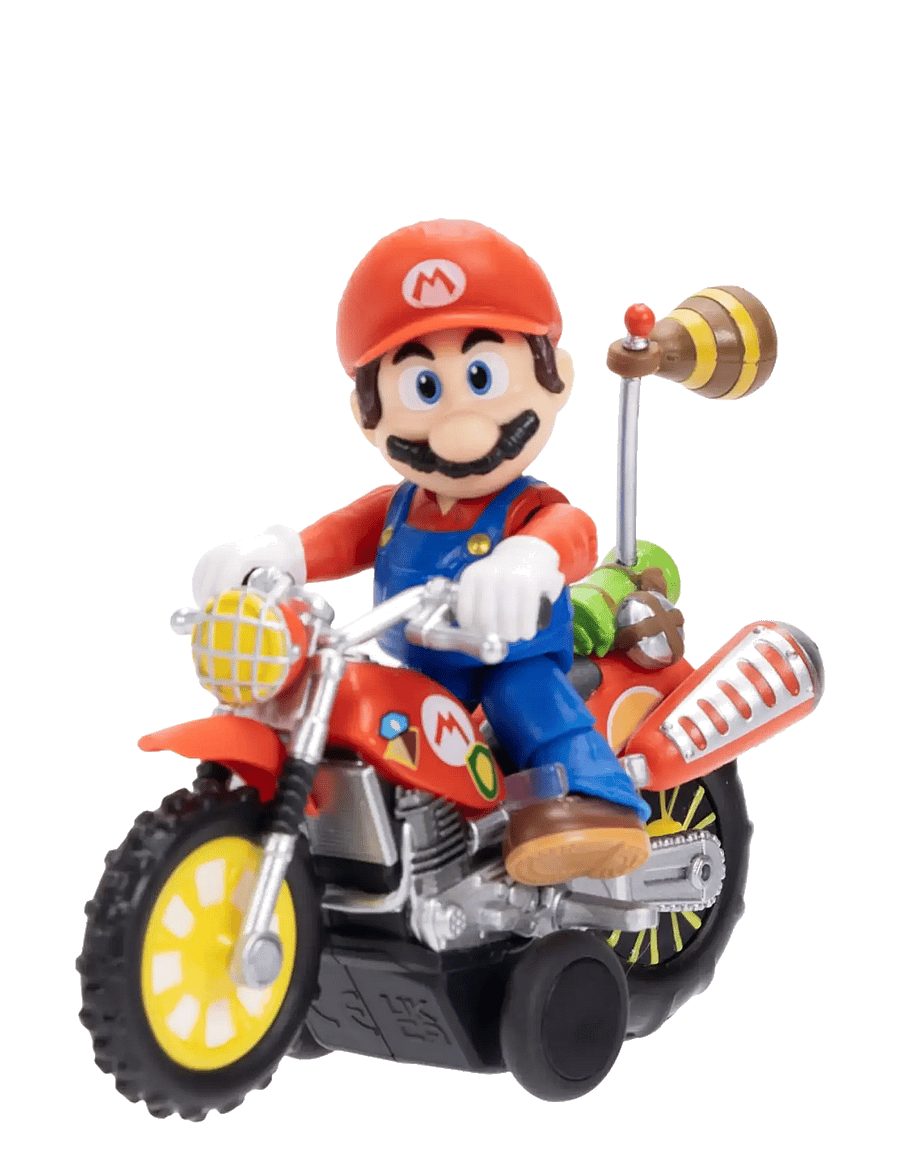 Super Mario - Nintendo The Super Mario Galaxy Movie - Mario Figure & Motorcycle - action-figuren - multicoloured - 4