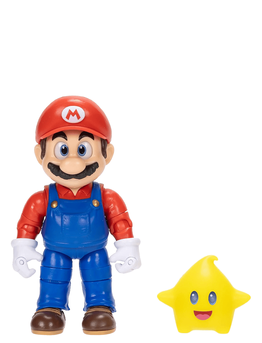 Super Mario - The Super Mario Galaxy Movie - 5” Figure Series – Mario Figure with Luma Star Accessory - film- & märchenfiguren - multicoloured - 1