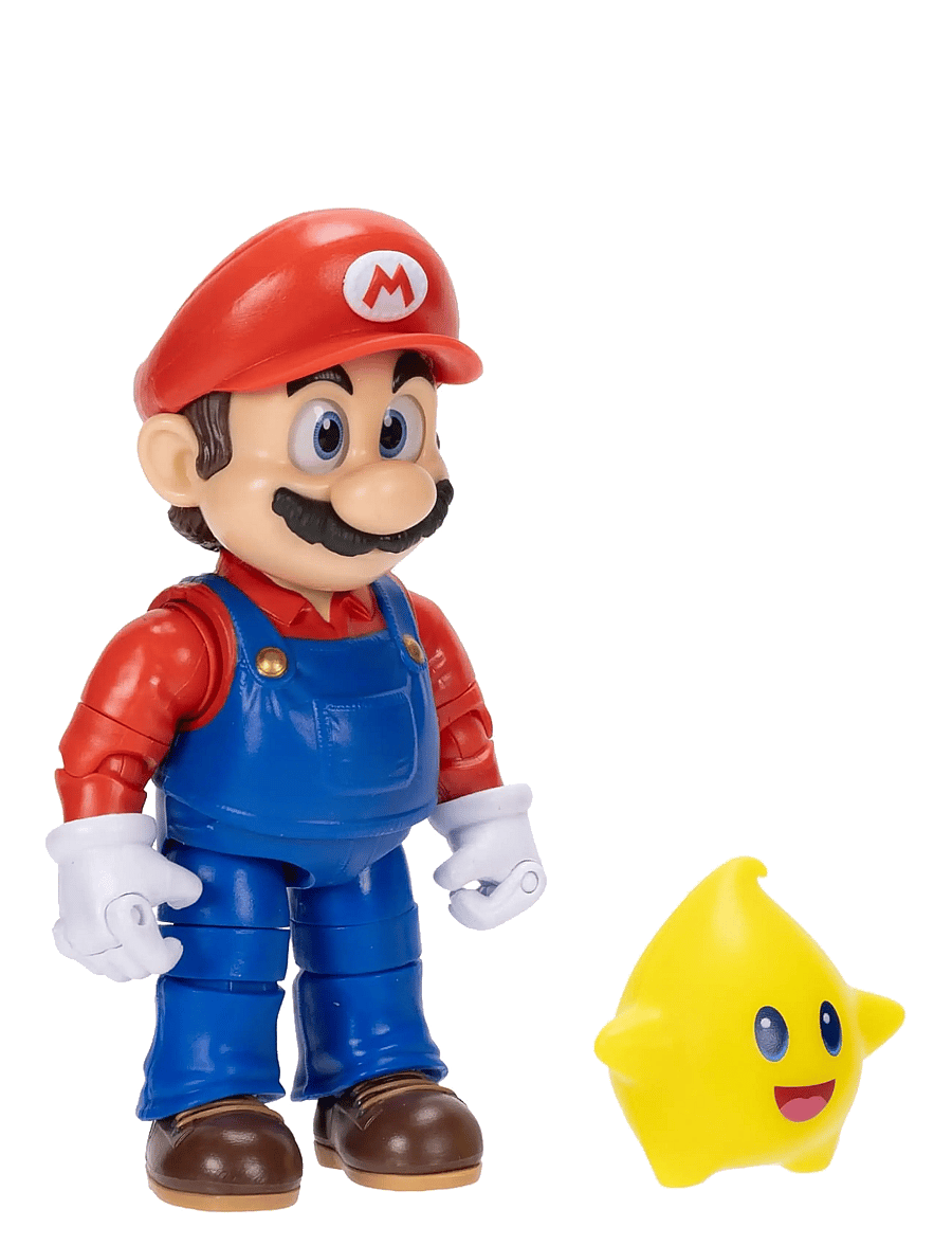 Super Mario - The Super Mario Galaxy Movie - 5” Figure Series – Mario Figure with Luma Star Accessory - film- & märchenfiguren - multicoloured - 2