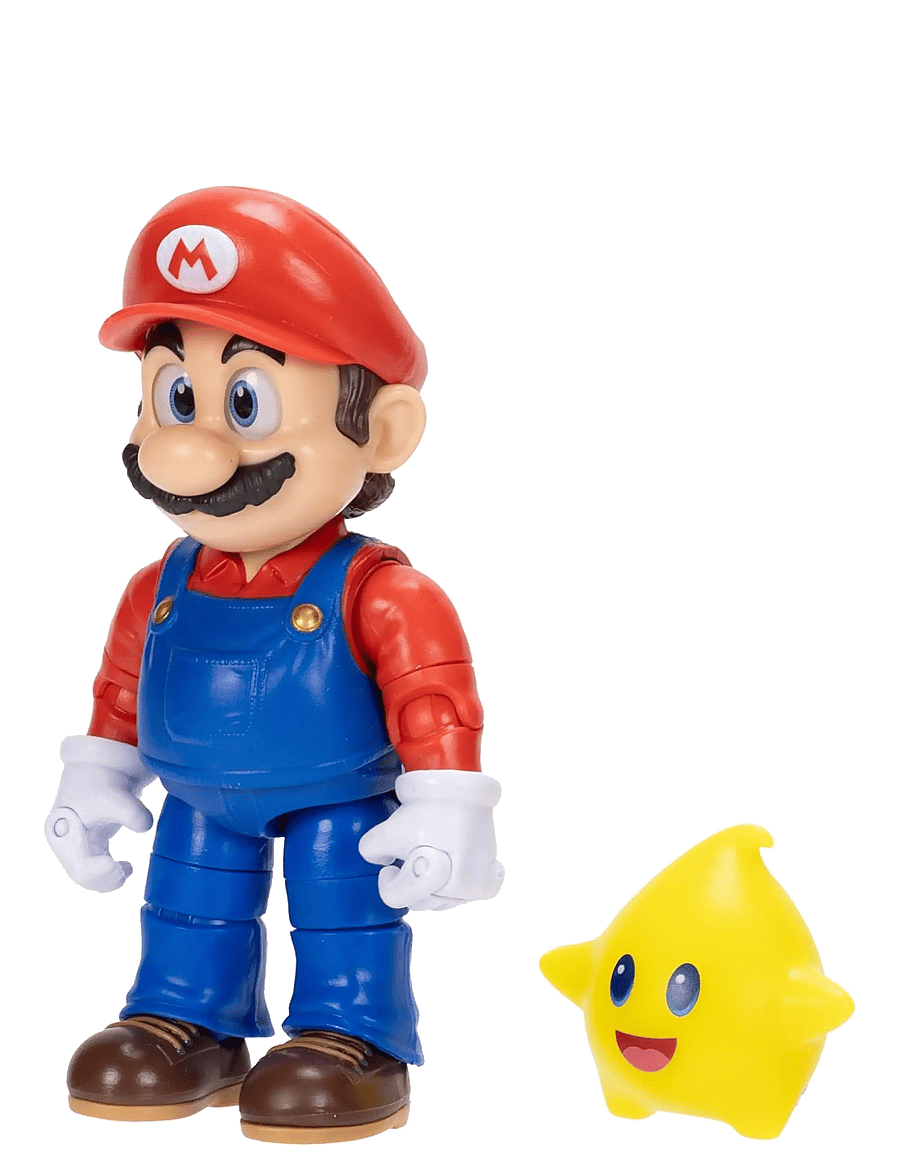 Super Mario - The Super Mario Galaxy Movie - 5” Figure Series – Mario Figure with Luma Star Accessory - film- & märchenfiguren - multicoloured - 4