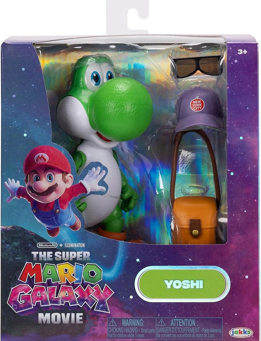 Super Mario - The Super Mario Galaxy Movie - 5” Figure Series – Yoshi Figure - action-figuren - multicoloured - 0