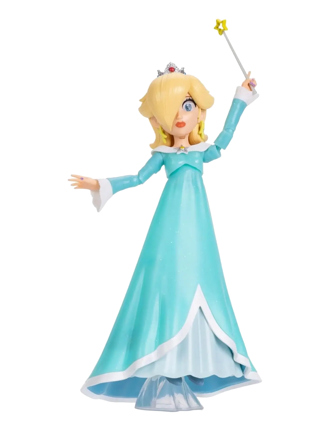 Super Mario The Galaxy Movie 5” Figure Series – Rosalina With Wand And Stand Accessories, 13 cm, Playsets & Action Figures, Blau - Movies Fairy Tale C