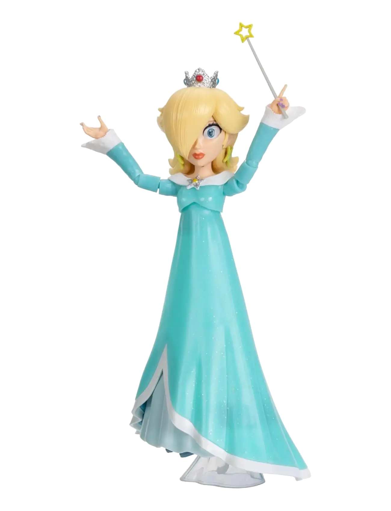 Super Mario - The Super Mario Galaxy Movie - 5” Figure Series – Rosalina Figure with Wand and Stand Accessories - film- & märchenfiguren - multicoloured - 3