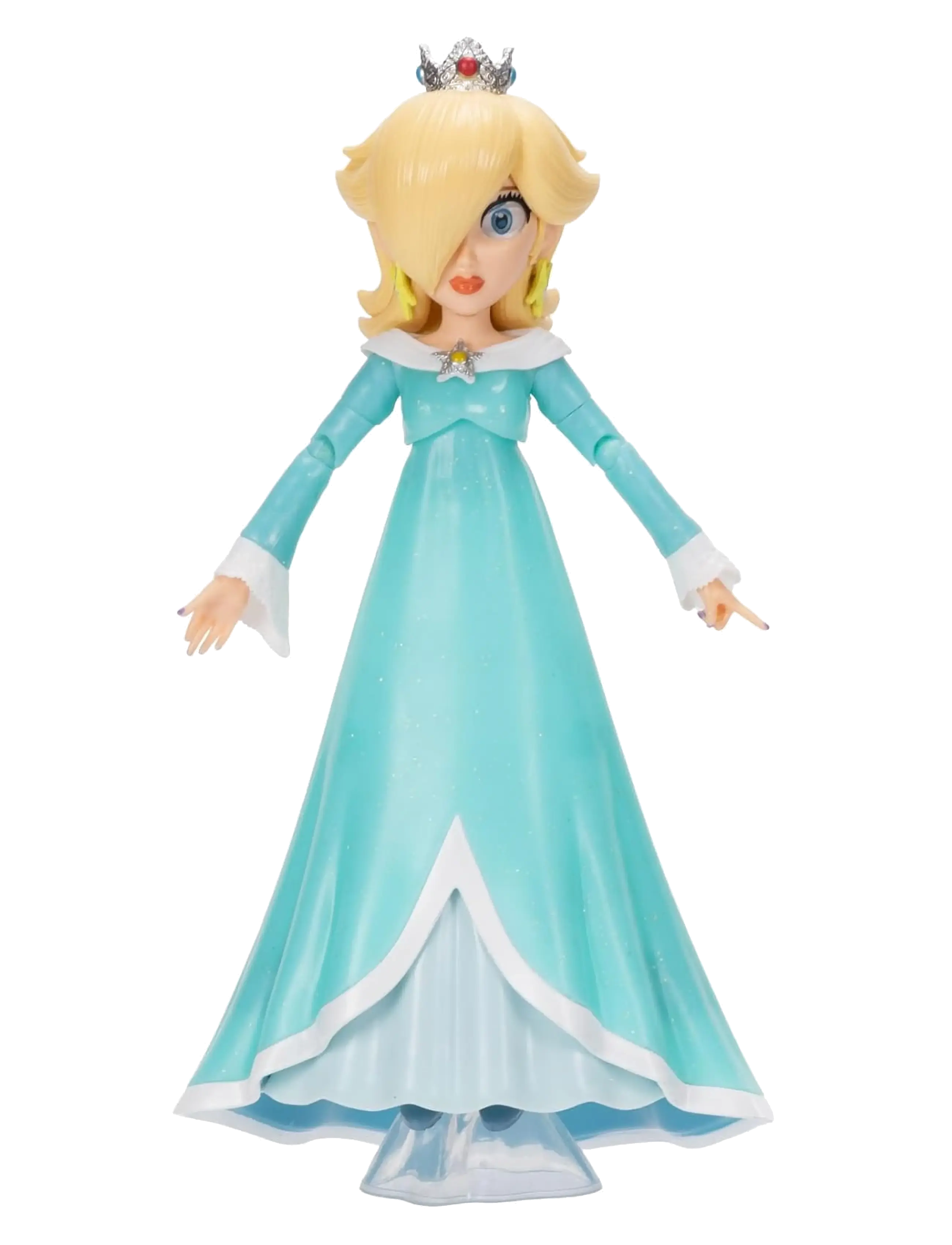 Super Mario - The Super Mario Galaxy Movie - 5” Figure Series – Rosalina Figure with Wand and Stand Accessories - film- & märchenfiguren - multicoloured - 4