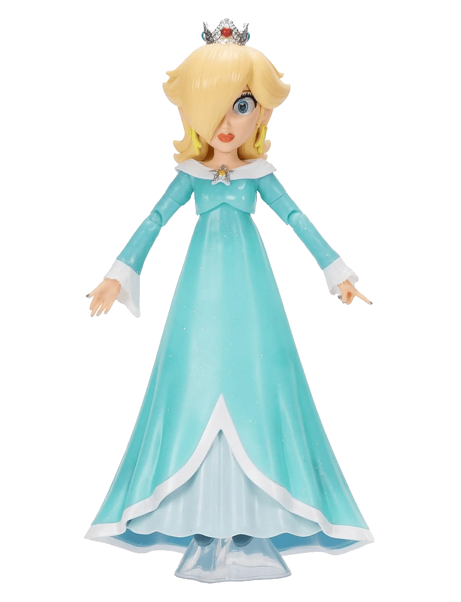 Super Mario - The Super Mario Galaxy Movie - 5” Figure Series – Rosalina Figure with Wand and Stand Accessories - film- & märchenfiguren - multicoloured - 4