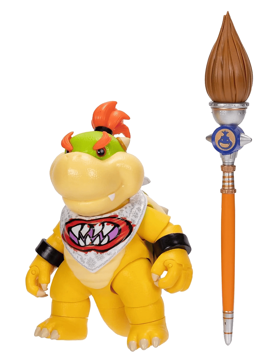 Super Mario - The Super Mario Galaxy Movie - 5” Figure Series – Bowser Jr. Figure with Paint Brush Accessory - action-figuren - multicoloured - 1
