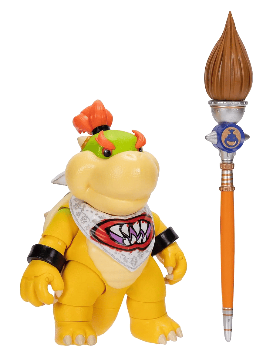 Super Mario - The Super Mario Galaxy Movie - 5” Figure Series – Bowser Jr. Figure with Paint Brush Accessory - action-figuren - multicoloured - 2