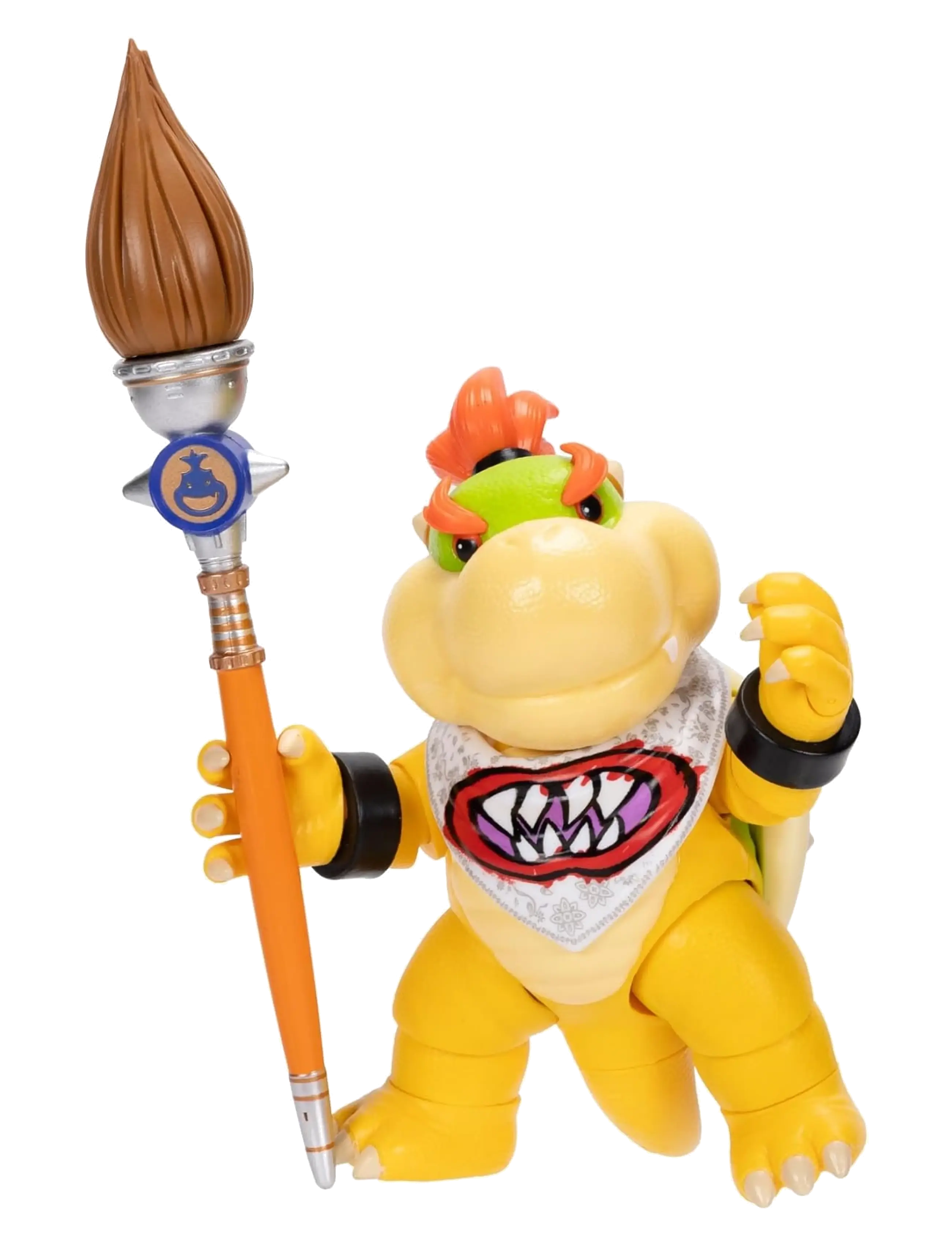 Super Mario - The Super Mario Galaxy Movie - 5” Figure Series – Bowser Jr. Figure  with Paint Brush Accessory - action-figuren - multicoloured - 3