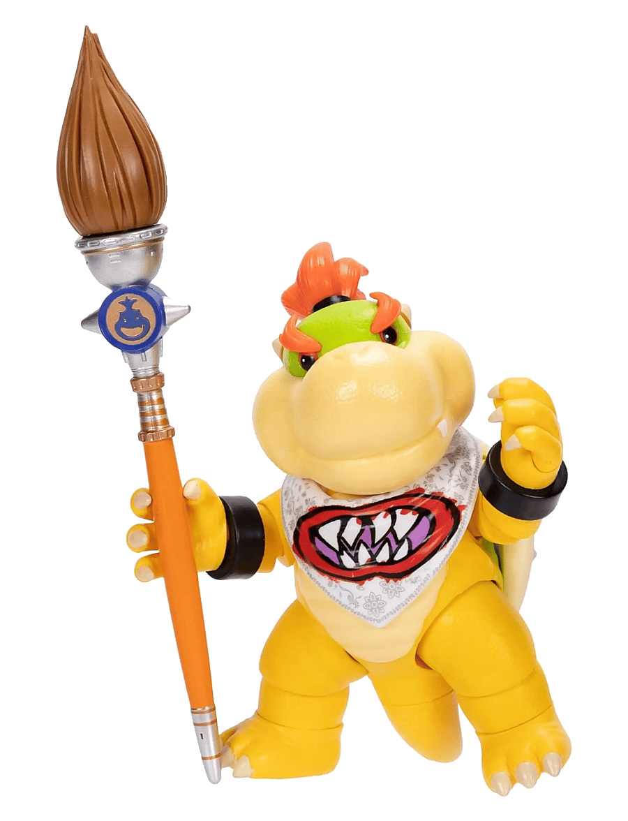 Super Mario - The Super Mario Galaxy Movie - 5” Figure Series – Bowser Jr. Figure with Paint Brush Accessory - action-figuren - multicoloured - 3