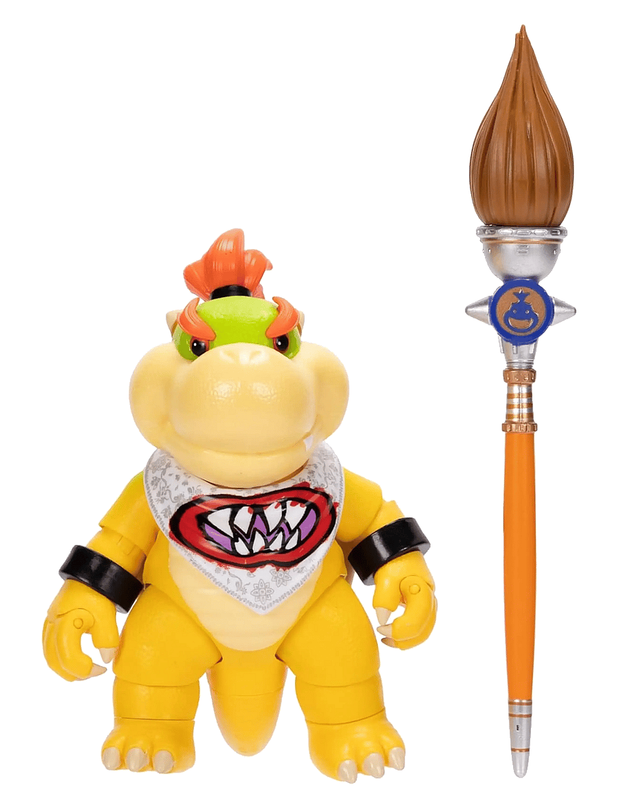 Super Mario - The Super Mario Galaxy Movie - 5” Figure Series – Bowser Jr. Figure with Paint Brush Accessory - action-figuren - multicoloured - 4