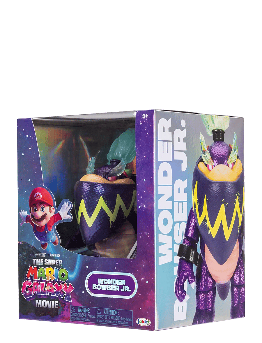 Super Mario - The Super Mario Galaxy Movie - 5” Figure – Wonder Bowser Jr. Figure with Paint Brush Accessory - action-figuren - multicoloured - 2