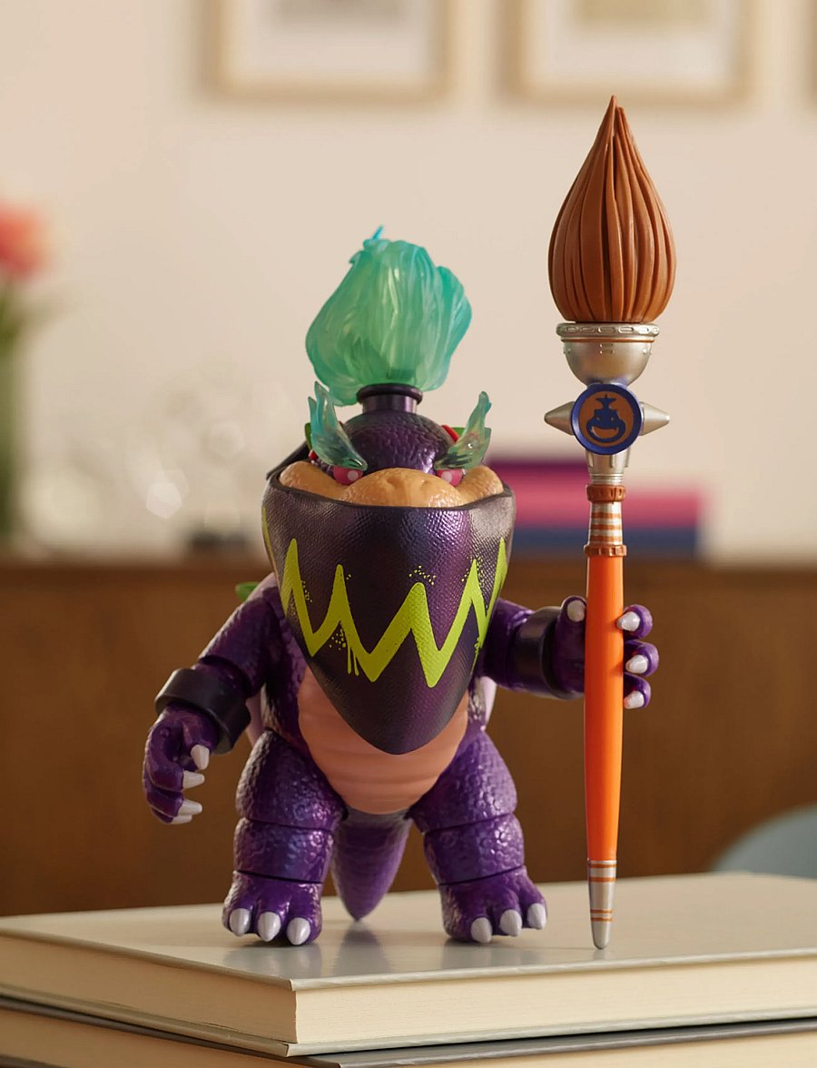 Super Mario - The Super Mario Galaxy Movie - 5” Figure – Wonder Bowser Jr. Figure with Paint Brush Accessory - action-figuren - multicoloured - 0