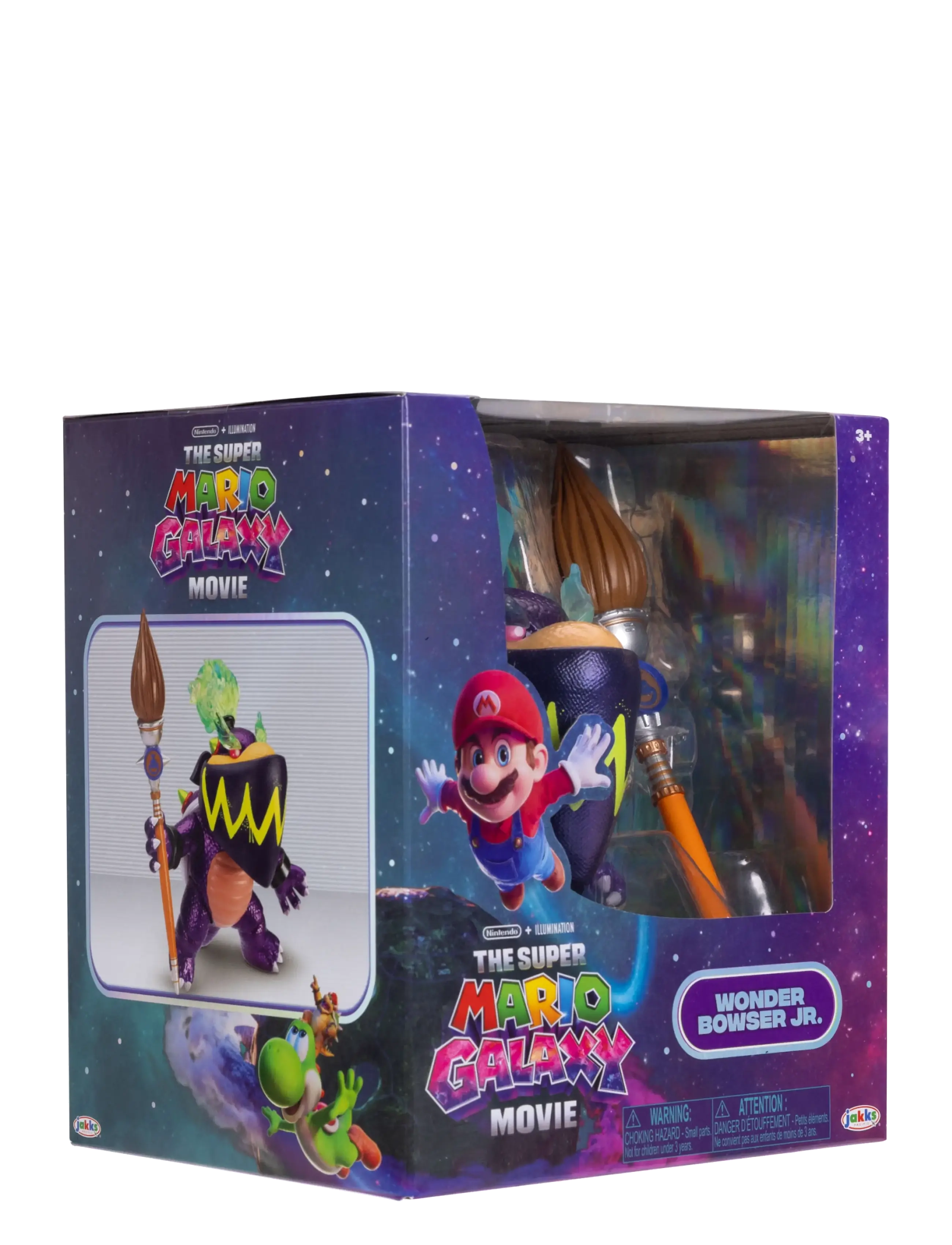 Super Mario - The Super Mario Galaxy Movie - 5” Figure – Wonder Bowser Jr. Figure with Paint Brush Accessory - action-figuren - multicoloured - 3