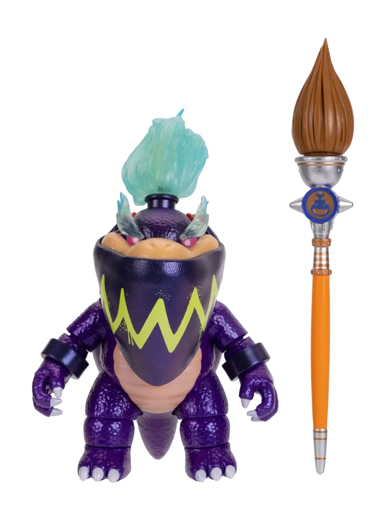 Super Mario - The Super Mario Galaxy Movie - 5” Figure – Wonder Bowser Jr. Figure with Paint Brush Accessory - action-figuren - multicoloured - 4
