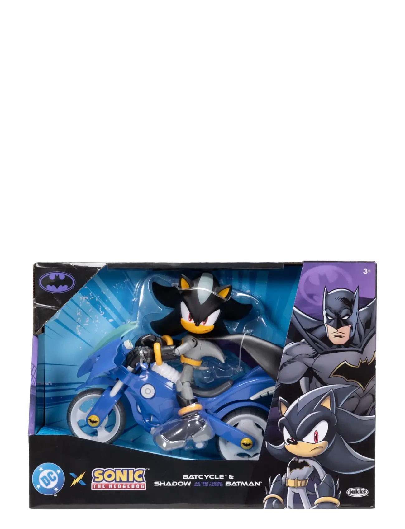 Sonic DC x Sonic the Hedgehog 5” Shadow with Batcycle - Actionfigurer - MULTICOLOURED / blue