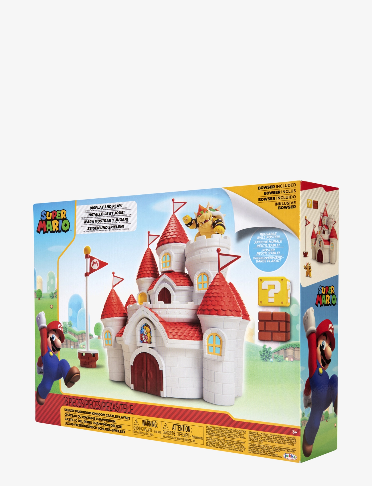 Super Mario - Nintendo Mushroom Kingdom Castle Playset - red - 3