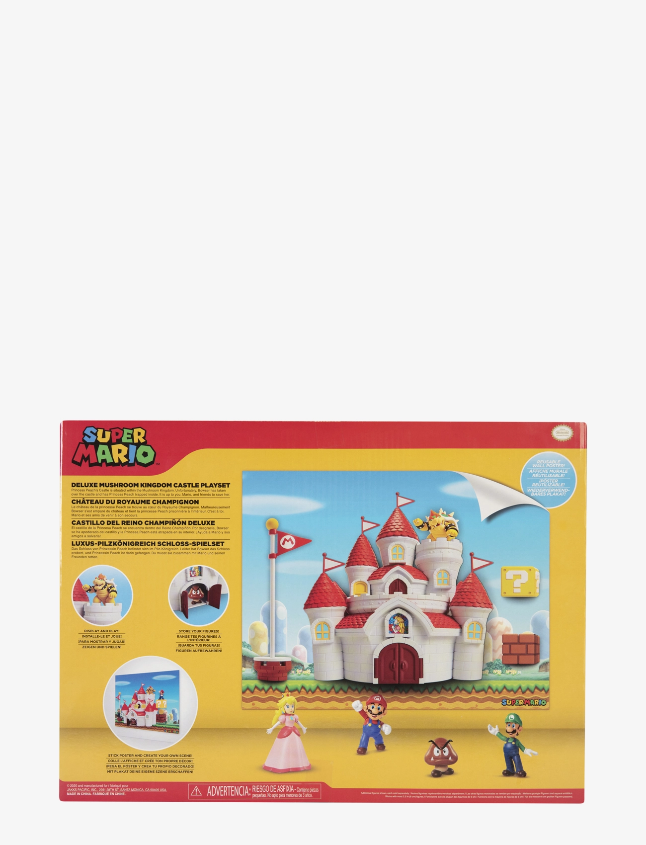 Super Mario - Nintendo Mushroom Kingdom Castle Playset - red - 4
