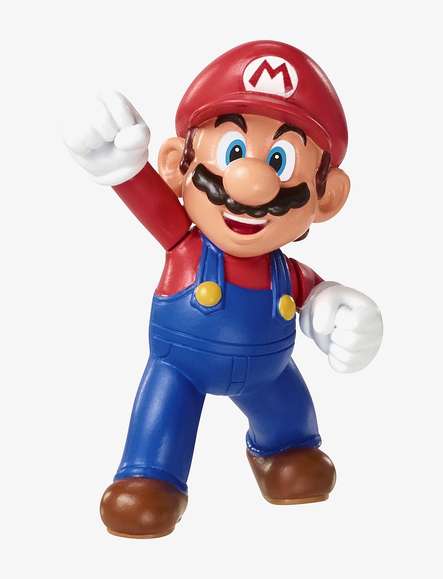 Super Mario - Nintendo Super Mario 6cm Mario Acorn Plains Diorama - multi coloured - 3