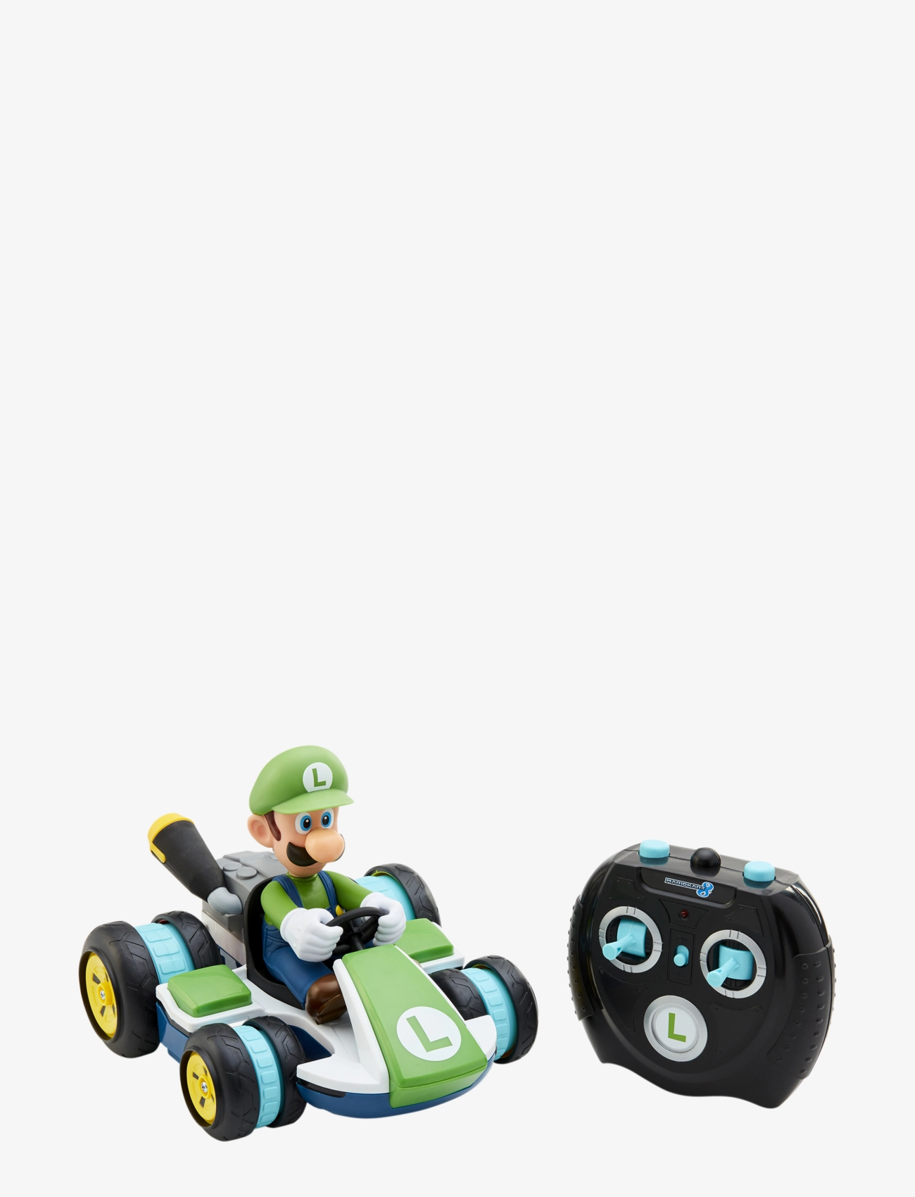 Super Mario Nintendo Luigi Kart Mini Rc Racer, 20 cm, Multi/patterned, Legetøj > Remote Controlled Legetøj, Børn