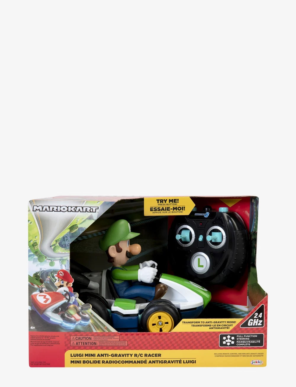 JAKKS Nintendo Luigi Kart Mini Rc Racer Jouets telecommandes Boozt