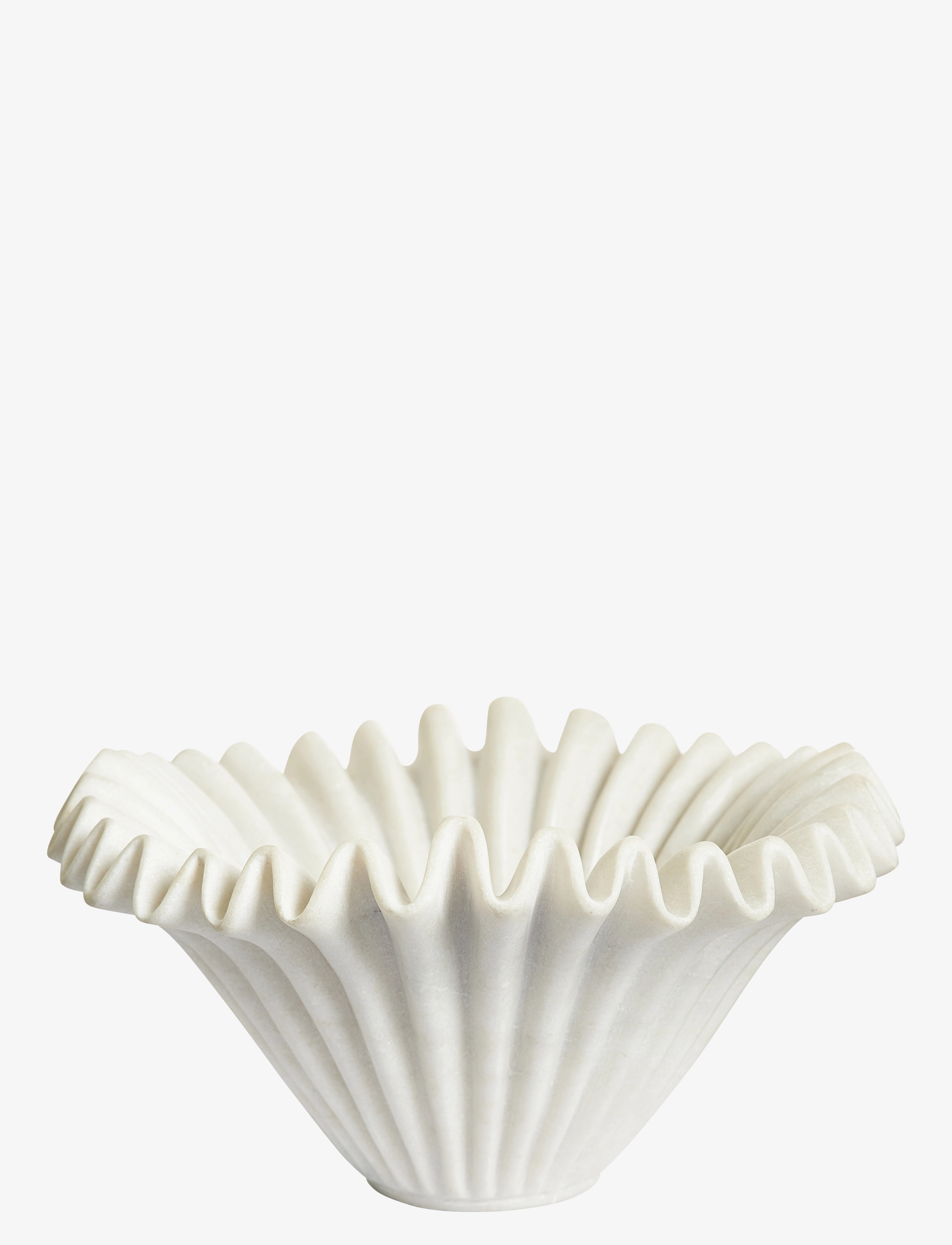 Jakobsdals Anemone Skål, Decorative Platters, Hvid, Str: 30X30X15CM