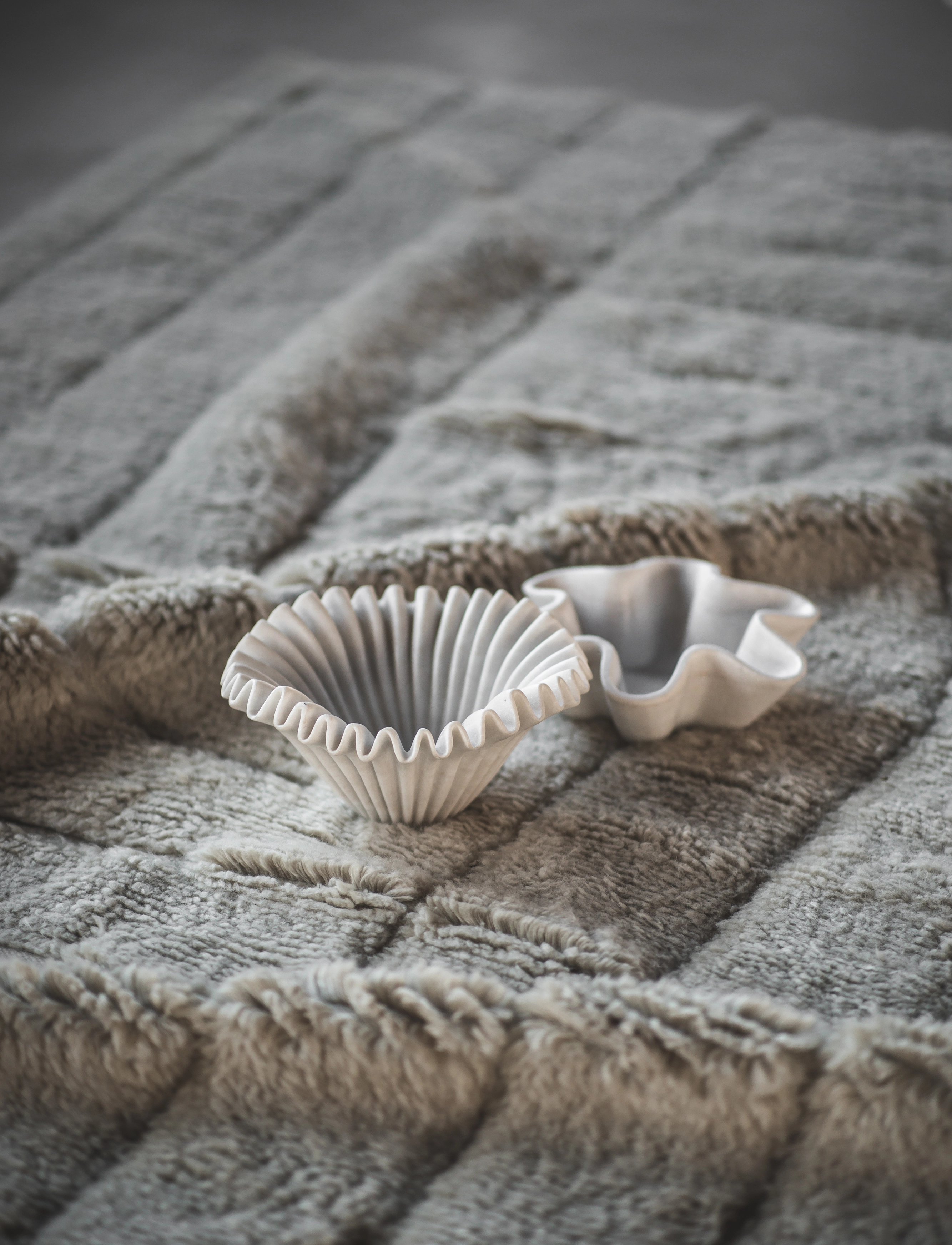 Jakobsdals Anemone Skål, 30X30X15 cm, Decoration, Weiß - Decorative Platters, Homeware