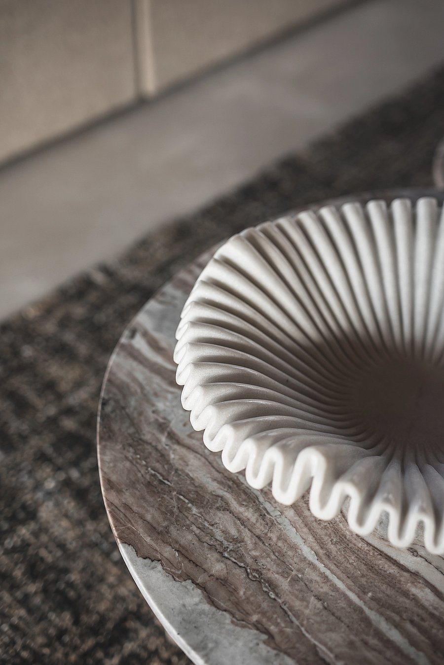 Jakobsdals - Bowl - Anemone - dekoschalen - white - 3