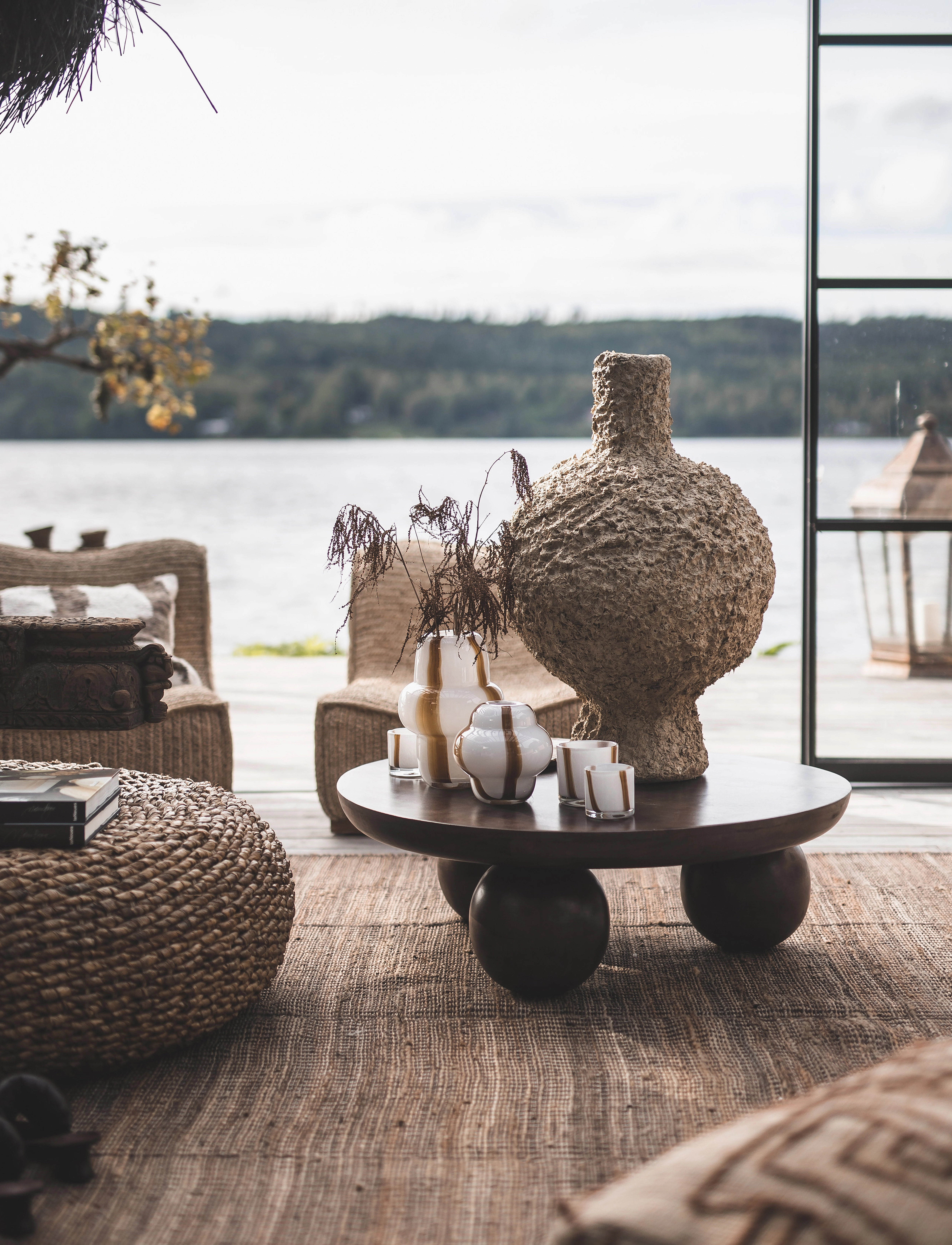 Jakobsdals - Mira table - soffbord - brown - 2