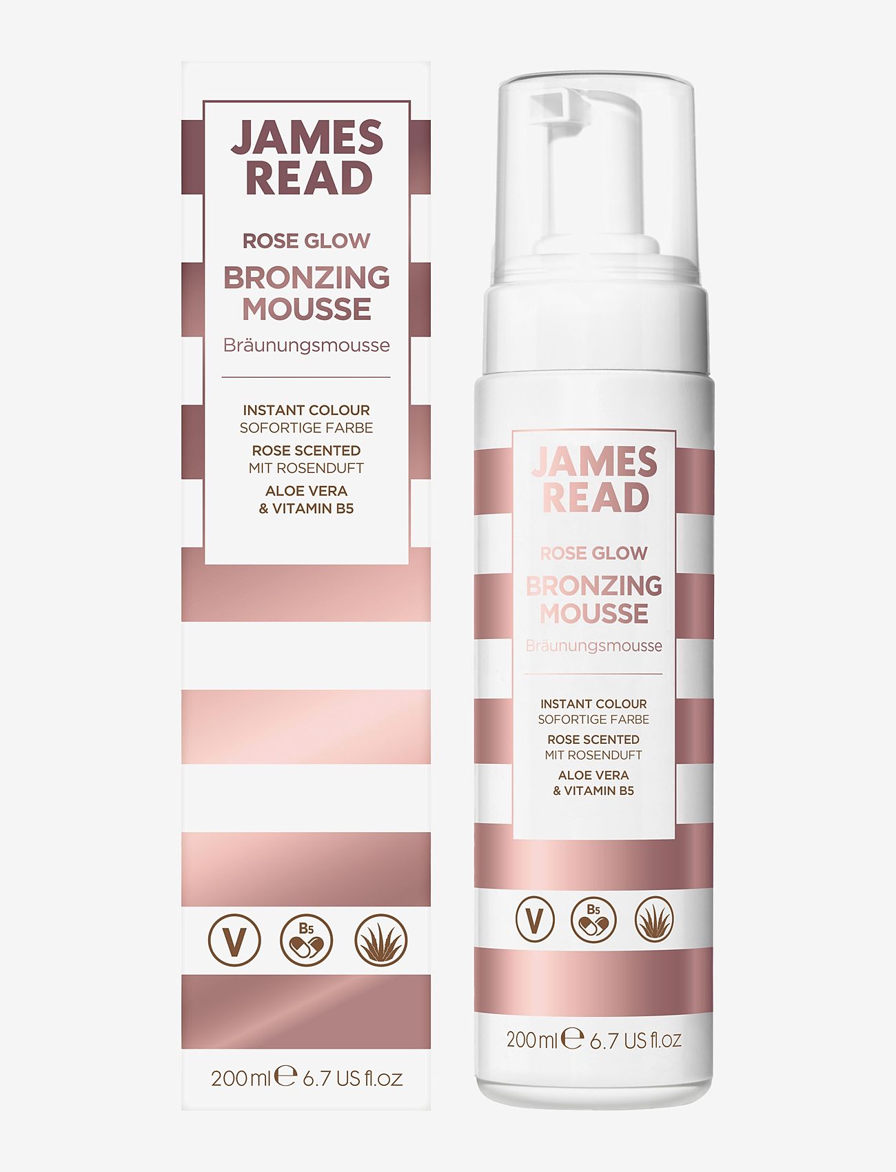 James Read - Rose Glow Bronzing Mousse - clear - 0