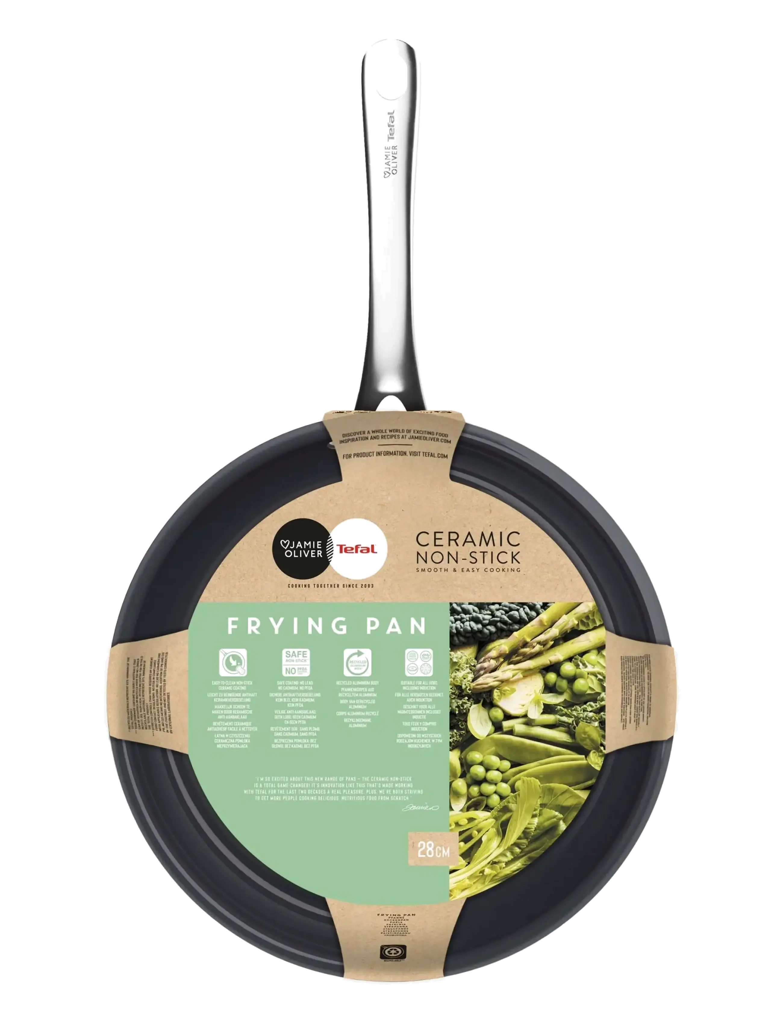 Jamie Oliver Tefal - JO Prima Frypan 28 cm - paistinpannut - coated aluminium - 4