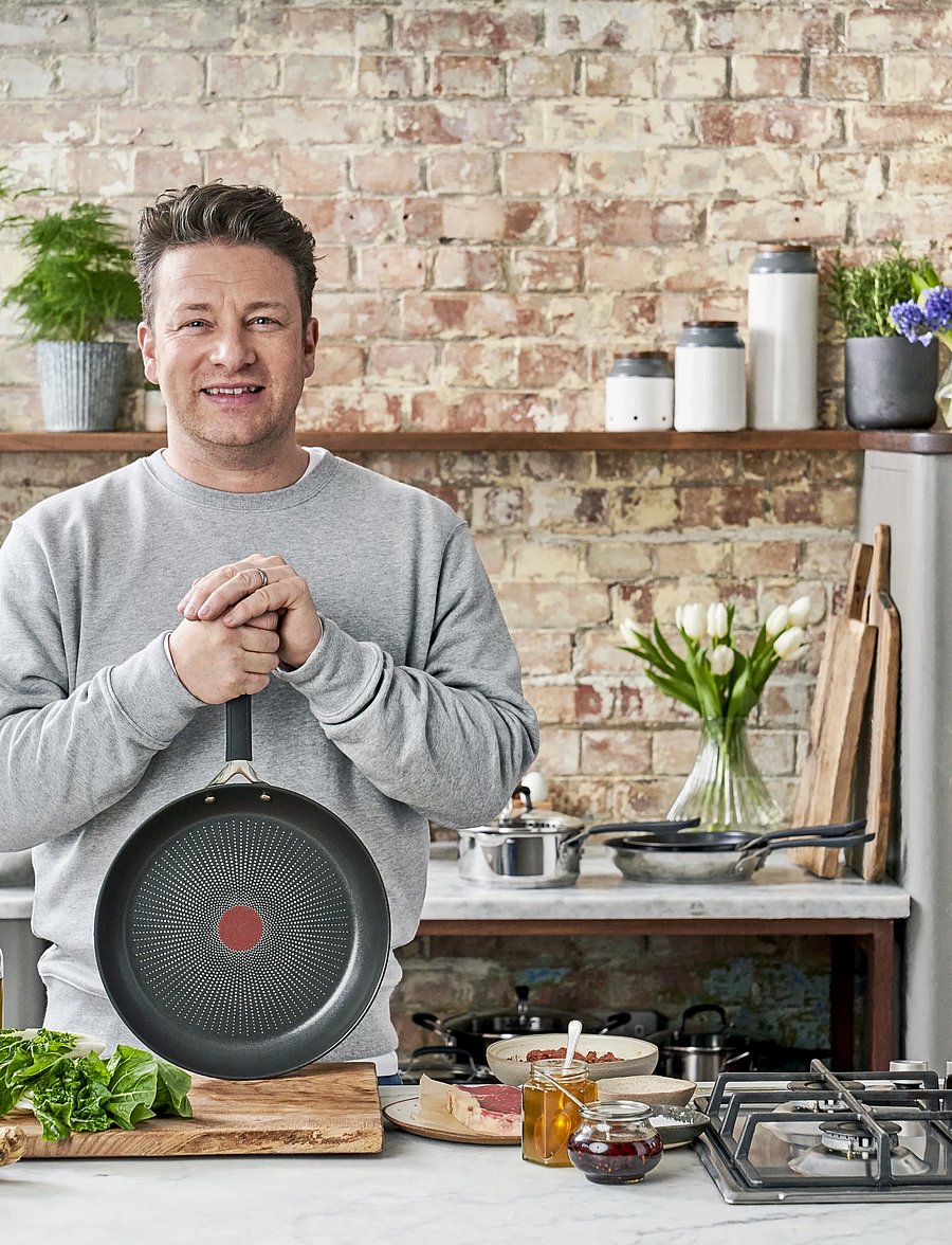 Jamie Oliver Tefal - Jamie Oliver Quick & Easy SS Frypan 28 cm in Box - bratpfannen - coated aluminium - 5