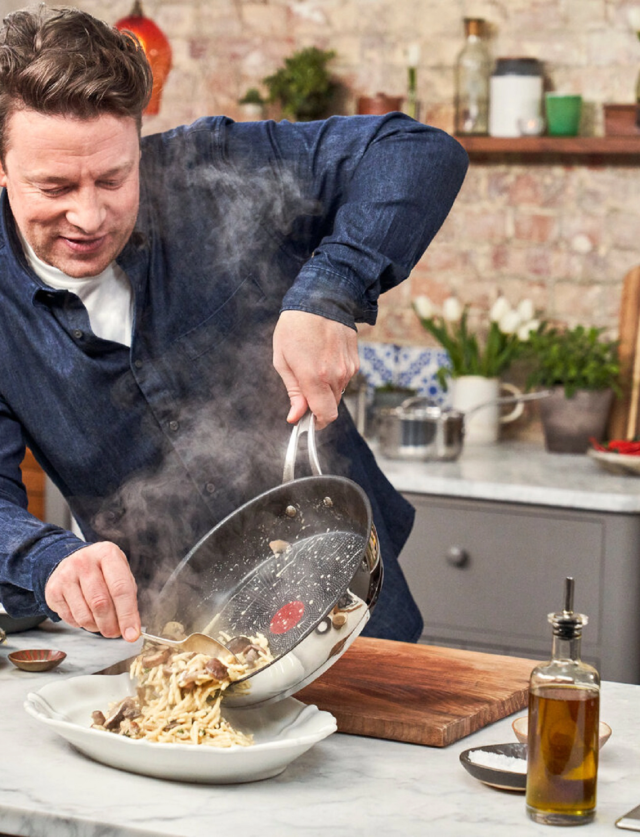 Jamie Oliver Tefal - Jamie Oliver Cook's Classics SS Set 2 pieces: Frypan 20cm, Frypan 28cm - stainless steel - 4