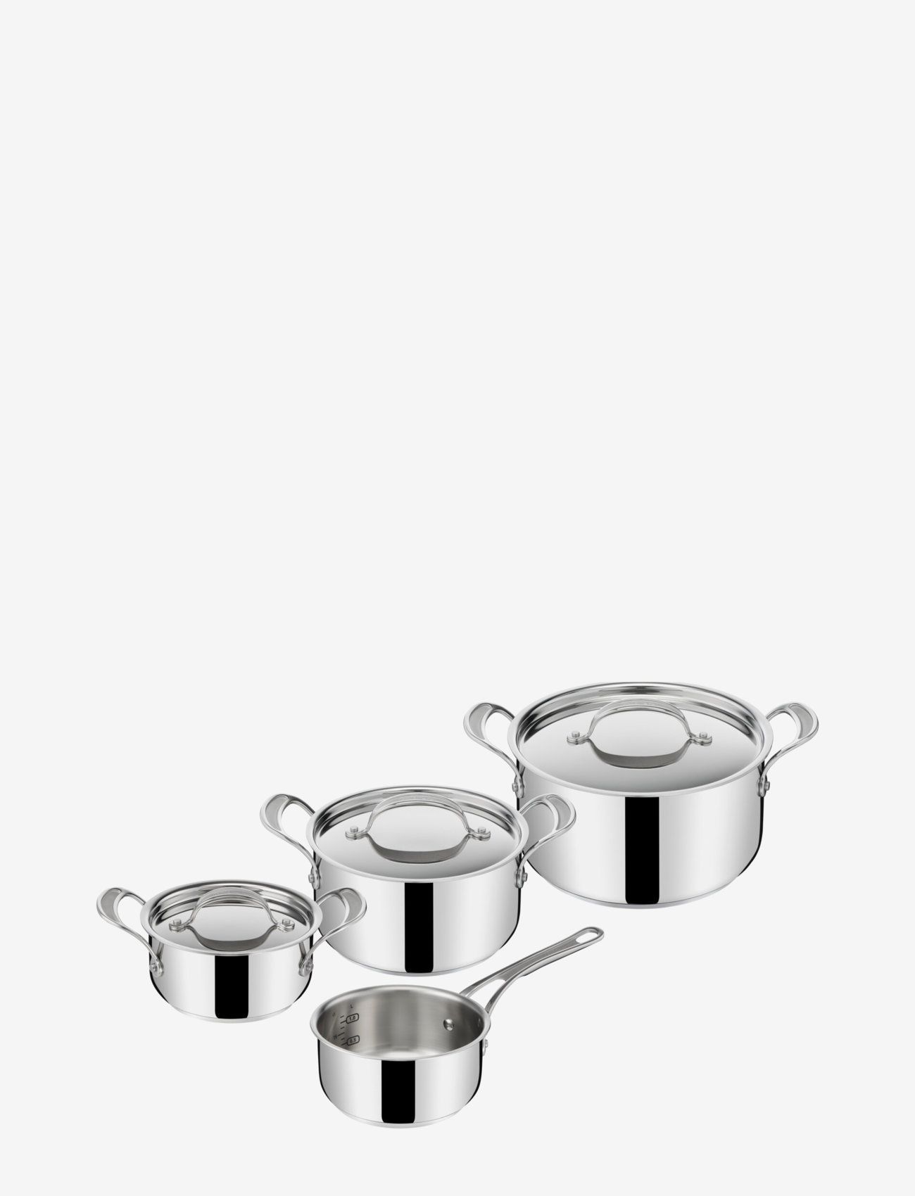 Jamie Oliver Tefal - Jamie Oliver Cook's Classics Pot set 7 pcs - saucepan sets - stainless steel - 0