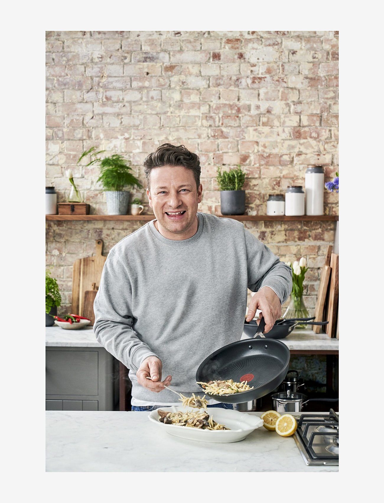 Jamie Oliver Tefal - Jamie Oliver Quick & Easy HA Stekepanne 24 cm - stekepanner - black - 1