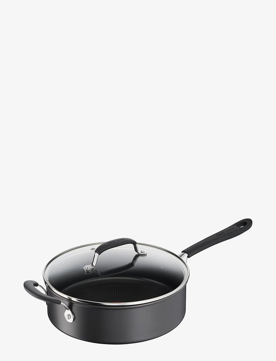Jamie Oliver Tefal - Jamie Oliver Quick & Easy Sautepan 26 cm / 4,1 l. w. Lid Har - black - 0