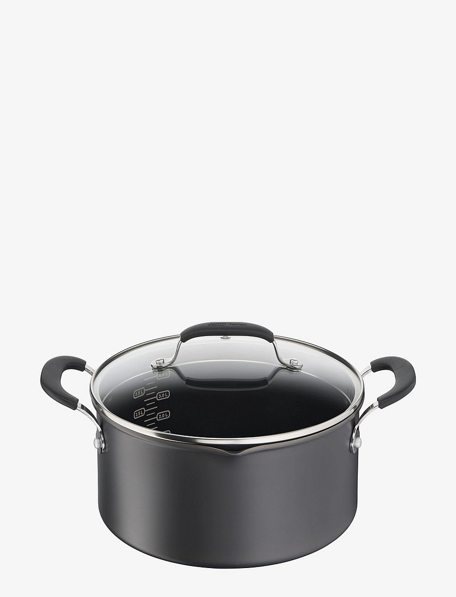 Jamie Oliver Tefal - Jamie Oliver Quick & Easy Stewpot 24 cm/5,2 l. w. Lid Hard A - black - 0