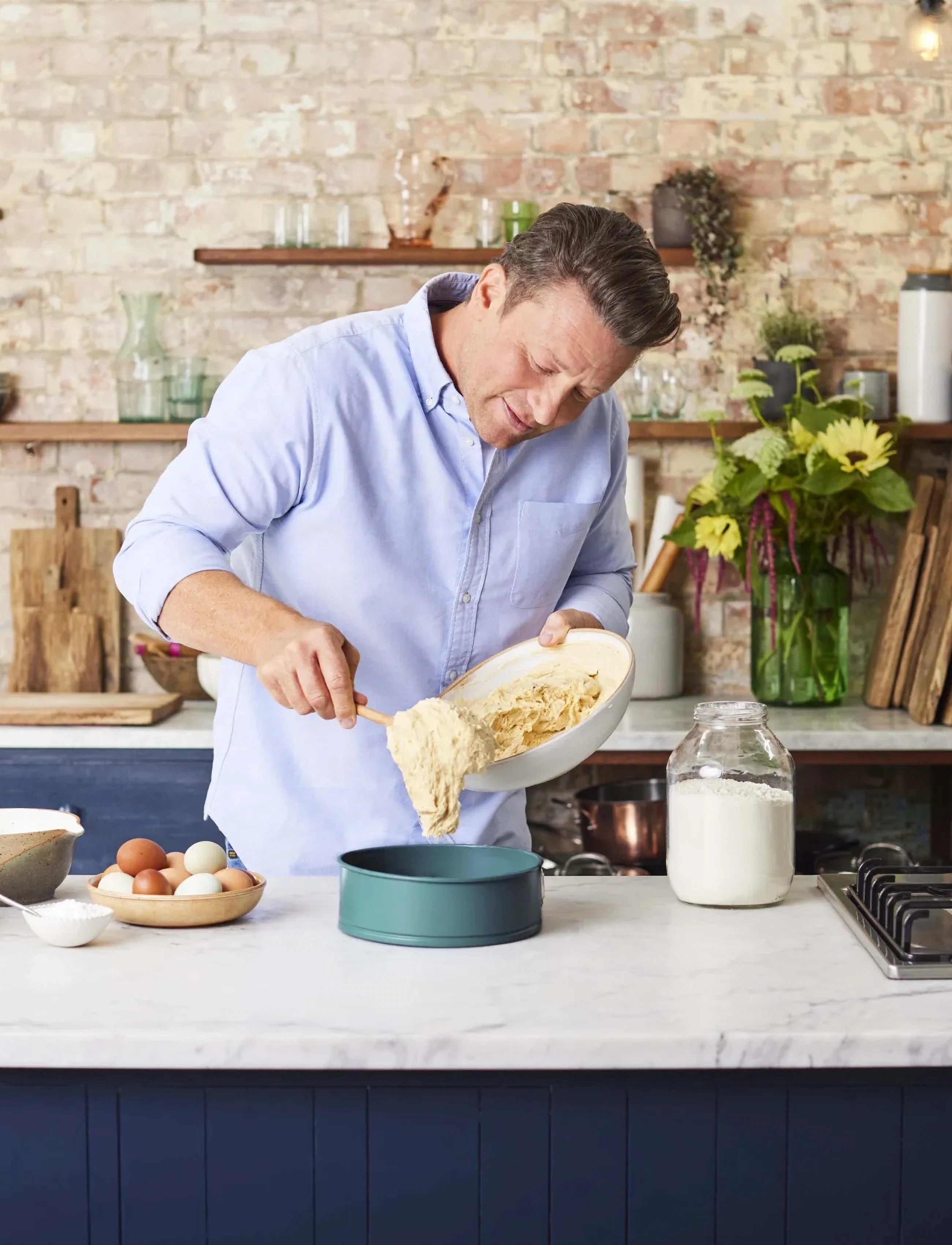 Jamie Oliver Tefal - Jamie Oliver Bakeware Springform 22 cm blue - cookies- & cake tins - turqoise - 4