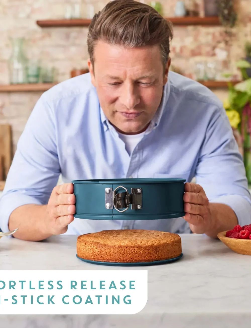 Jamie Oliver Tefal - Jamie Oliver Bakeware Springform 26 cm blue - keks- & kuchenformen - turqoise - 2